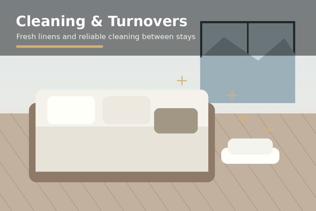 Airbnb cleaning and turnover service for Vancouver short-term rental
